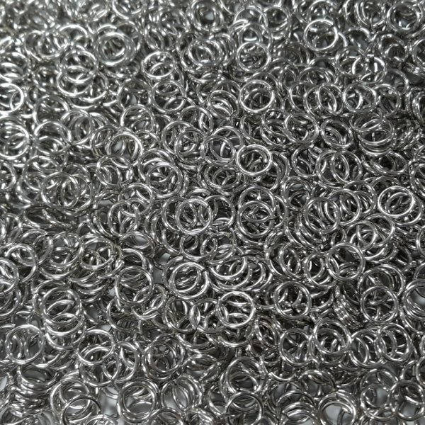 Bright Aluminum Jump Rings - 16 SWG 5/16" ID (AR 5), 1 oz