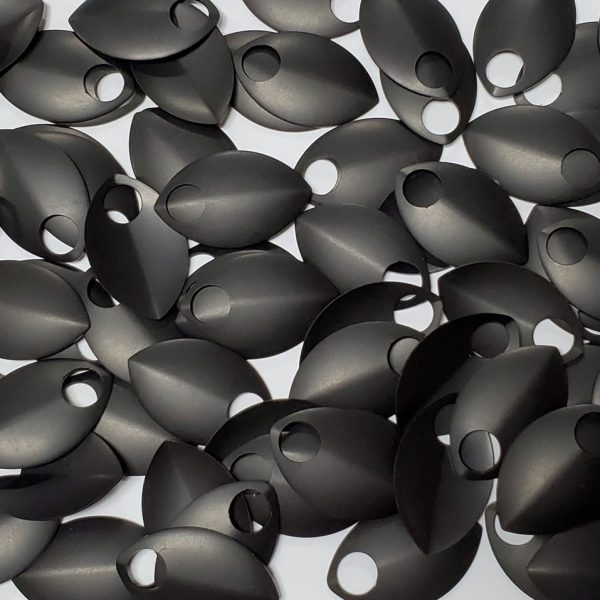 Black Anodized Aluminum scales in large, 100 ct